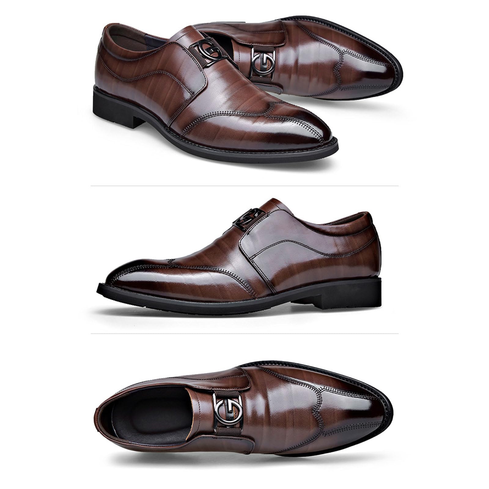 Scarpe Oxford Casual da Uomo, Scarpe Derby Formali da Lavoro