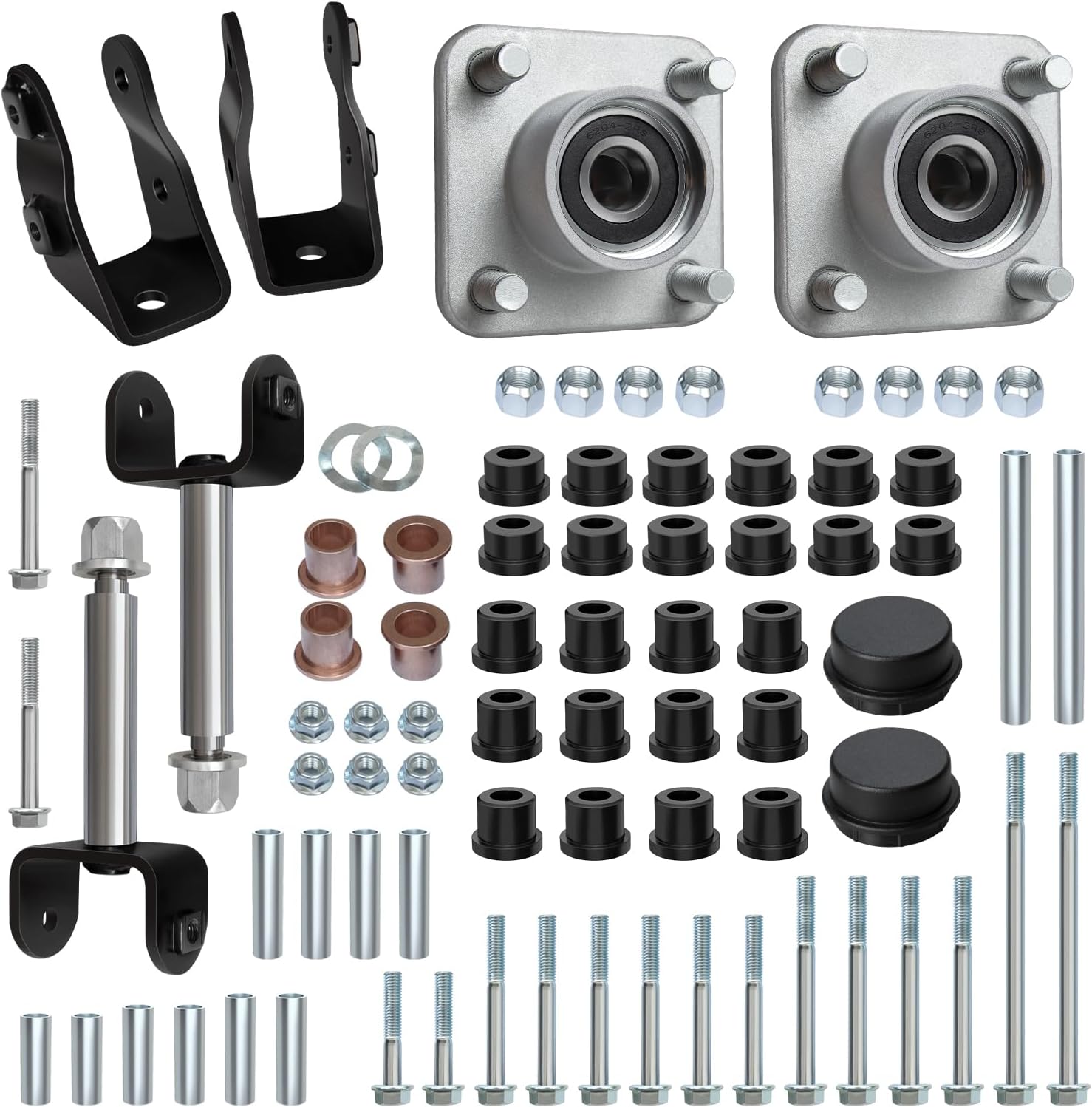 Deluxe Golf Cart Front and Rear End Repair Kit, Club Car Repair Kit Club Car Front End Parts for 2004-UP Club Car Precedent Gas Electric Models