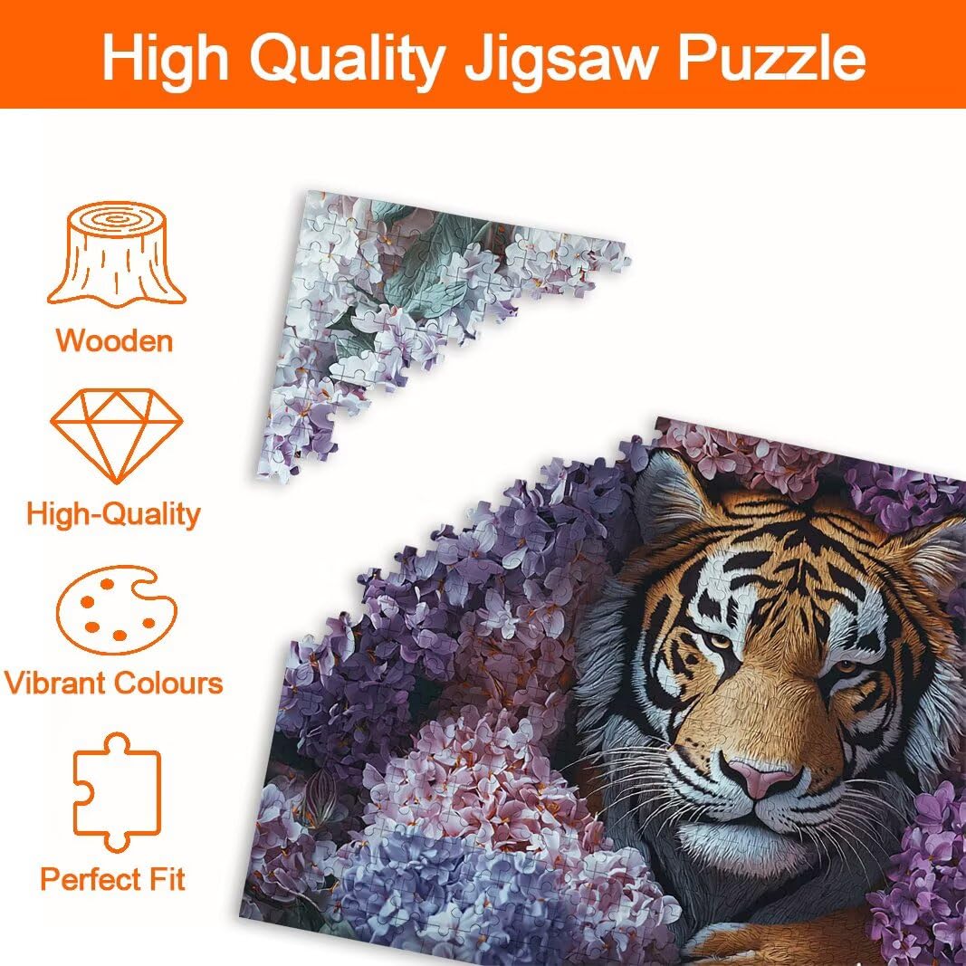 Puzzle 2000 Pezzi, Puzzle Tigre, Misura: 100x71cm, Regalo Donna/Uomo -8773