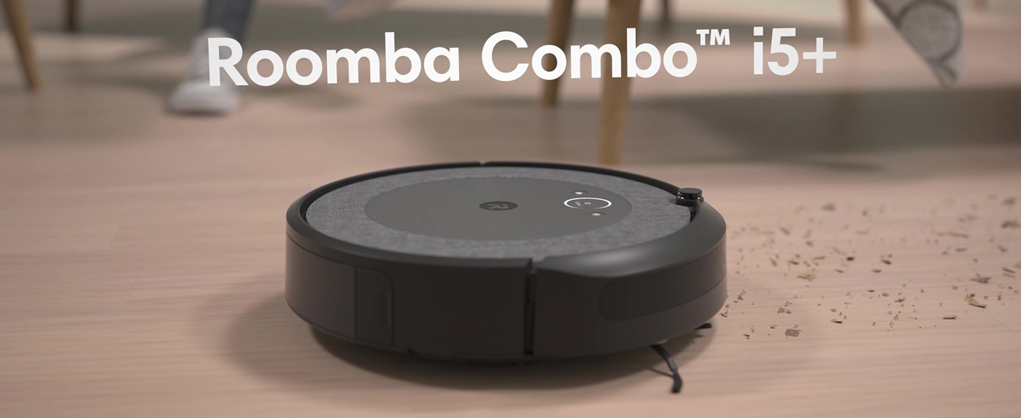 iRobot Roomba i5 ブラック ロボット掃除機 本体 アイロボット(IRobot) ルンバ コンボ i5+ ロボット掃除機 水拭き&掃除