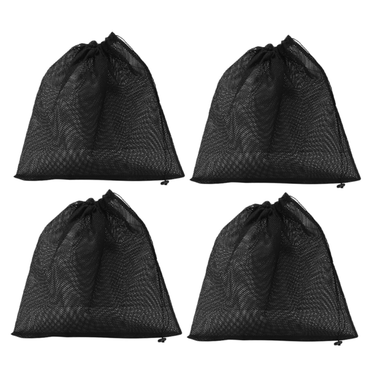 HOLIDYOYO 4pcs Pump Bag Mesh Pump Barrier Pouch with Drawstring Closure Durable for Aquarium Protection Easy Installation Maintenance