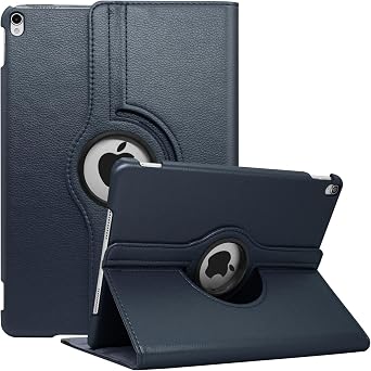 for iPad Air 1st Case Cover - 360 Degree Rotating Stand, Auto Sleep Wake - Fit for Model A1474 A1475 A1476 MD785LL/A MD876LL/A A5 - Deep Blue