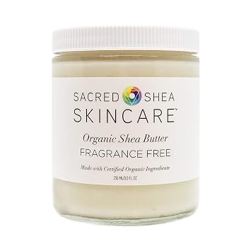 Organic Shea Body Butter, Fragrance Free Beauty Butter, Beauty Butter 8 oz.