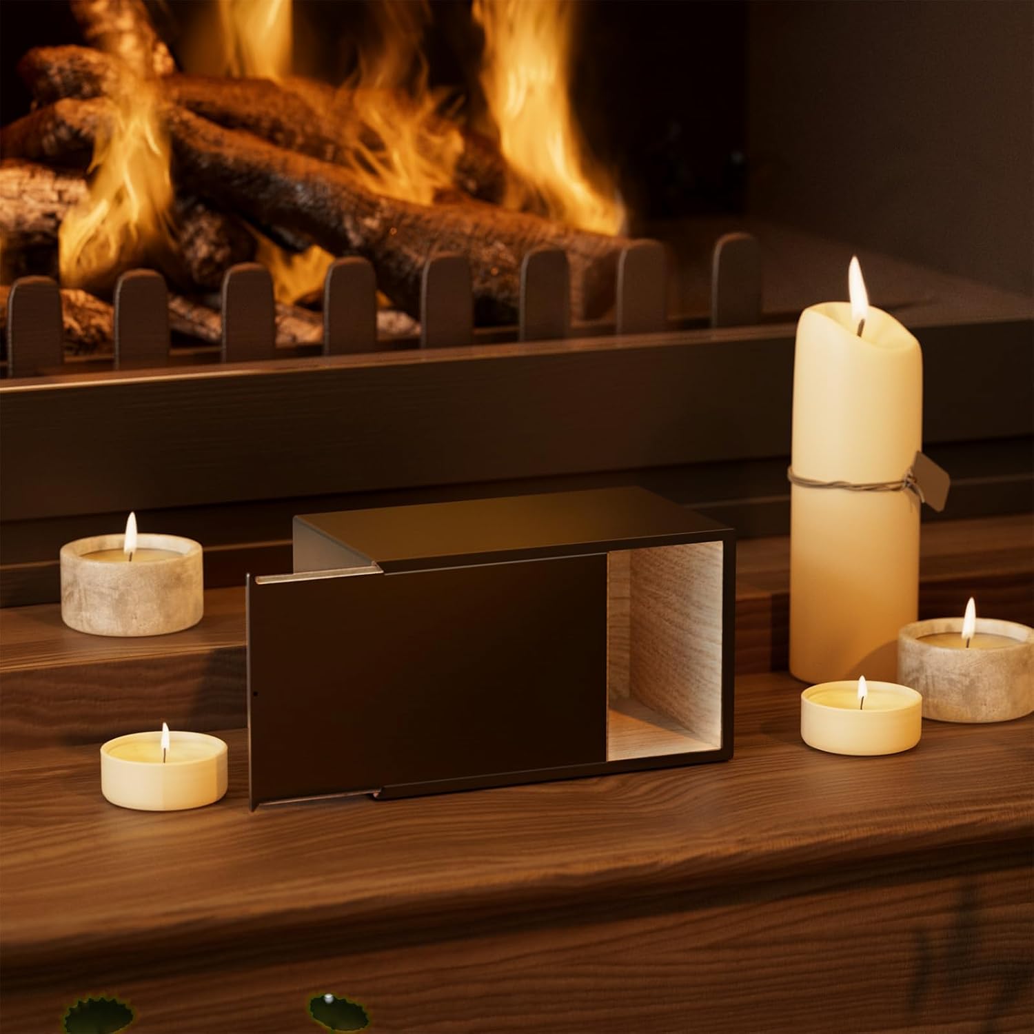 Bemaystar Personalized Pet Urns for Dogs Ashes - Custom Wooden Keepsake Urn Box with Photo for Pet Memorial Keepsake, Box Pet Cremation Urn, Sympathy Gift for a Pet Weight of Up to 10 lbs - Image 7