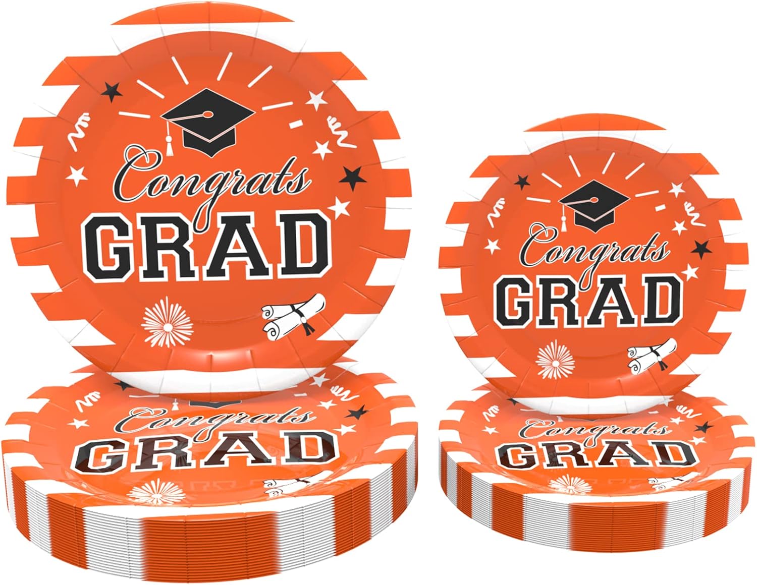 Graduation PlatesGraduation Party Decorations, 48 Pack