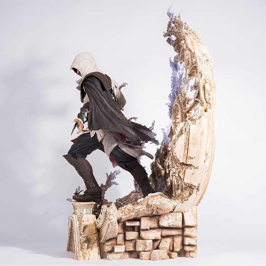 エツィオ アニムス　スタチュー ピュアアーツ　アサシンクリード フィギュア エツィオ アニムス スタチュー ピュアアーツ アサシンクリード