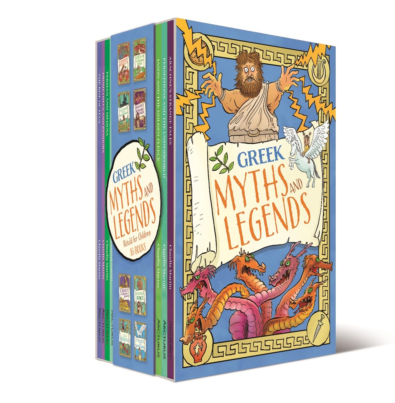 Greek Myths and Legends Retold for Children: 16-Book Box Set (Arcturus Retold Classics)