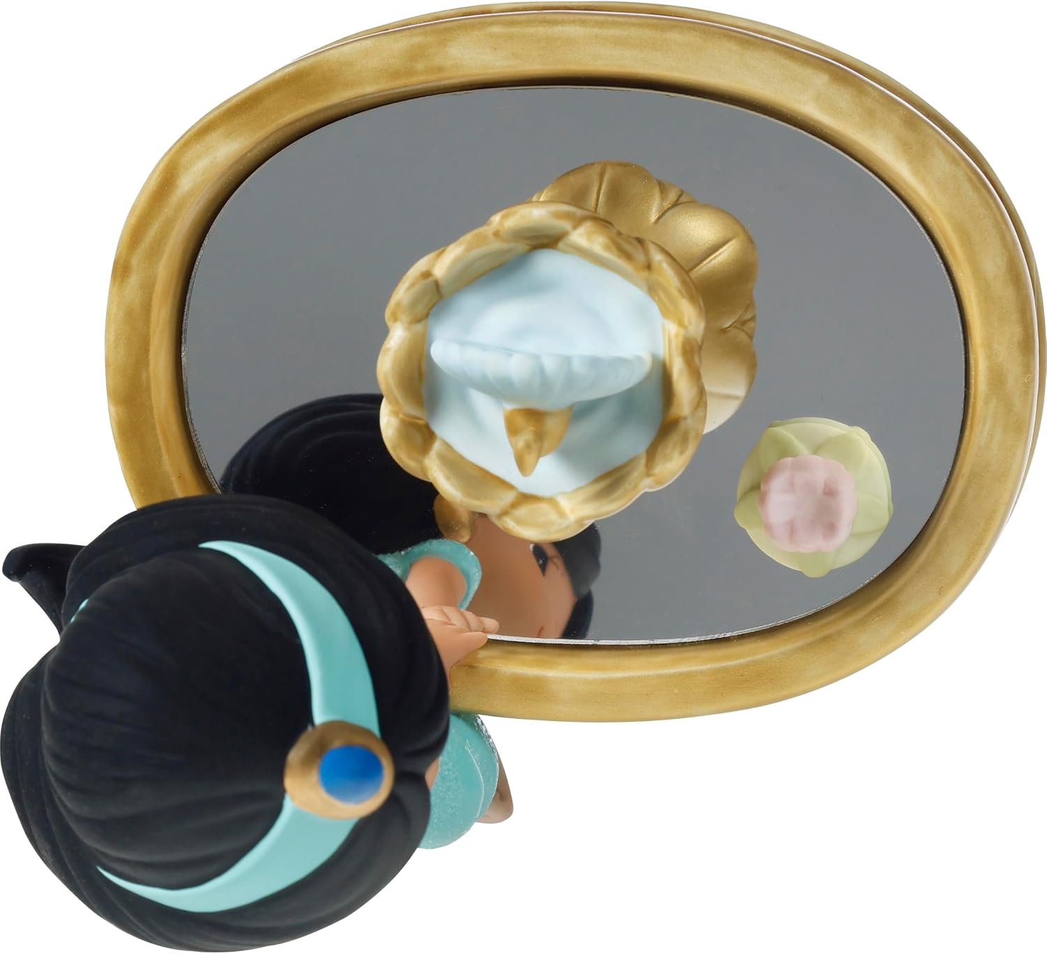 Precious Moments Princess Jasmine Figurine | Your Adventure Awaits Disney Jasmine Bisque Porcelain Bisque/Acrylic Figurine | Aladdin Décor | Disney Princess Décor & Gifts