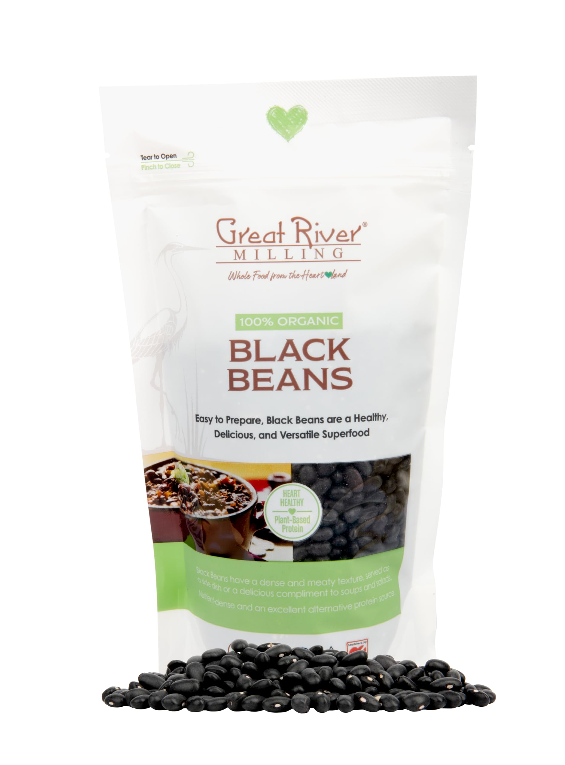 Organic Black Beans, Pack of 4-16 oz BagsUSDA Organic
