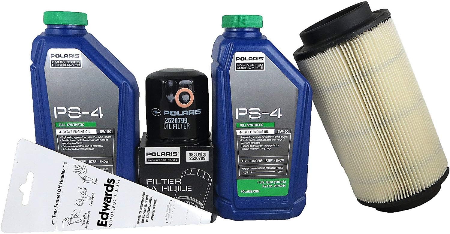 Polaris Oil Change Kit with Air Filter for 20052014