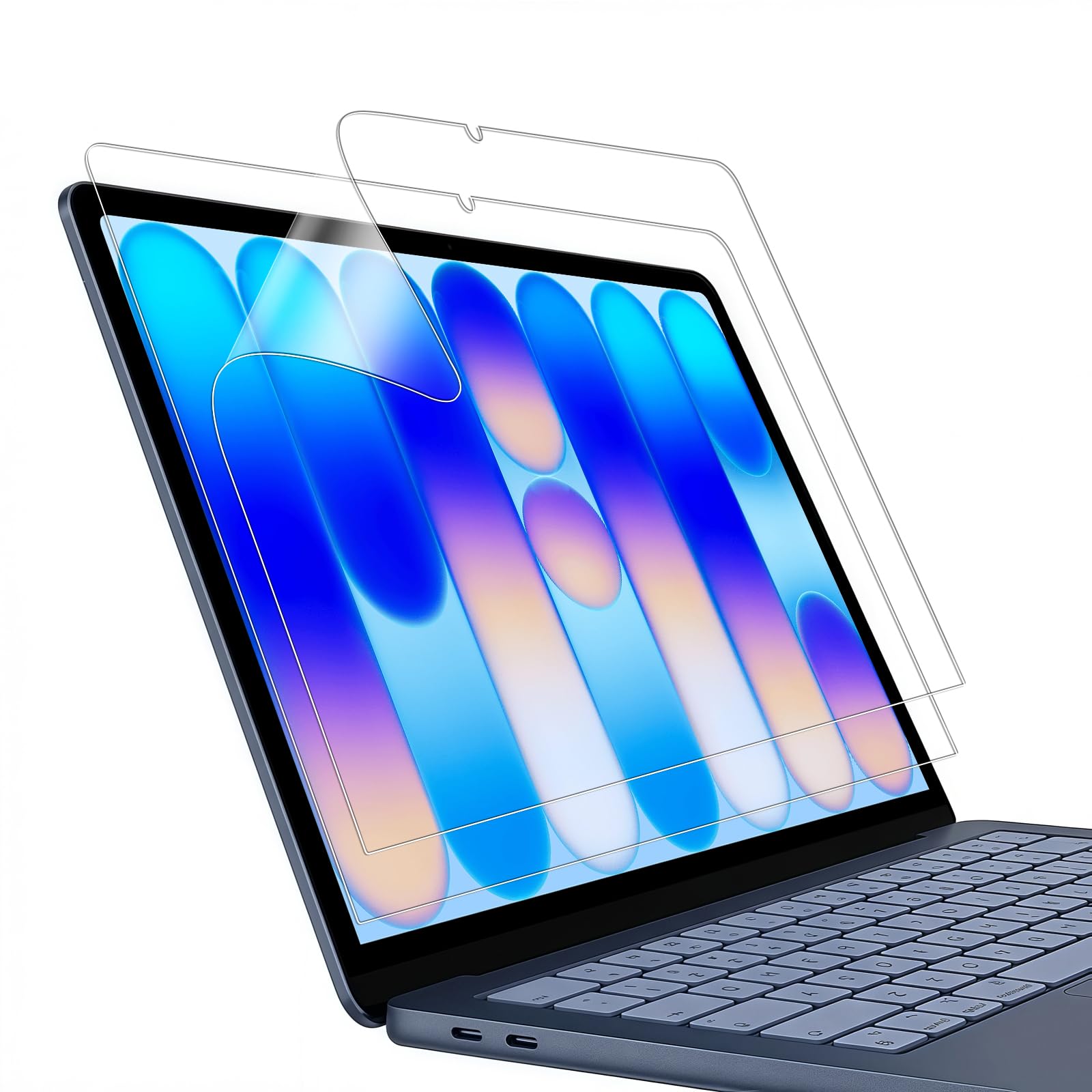 2 pellicole proteggi schermo per MacBook Neo 13" A18 Pro A3404 2026 5H PET HD ad alta definizione antigraffio e antipolvere (opaco)