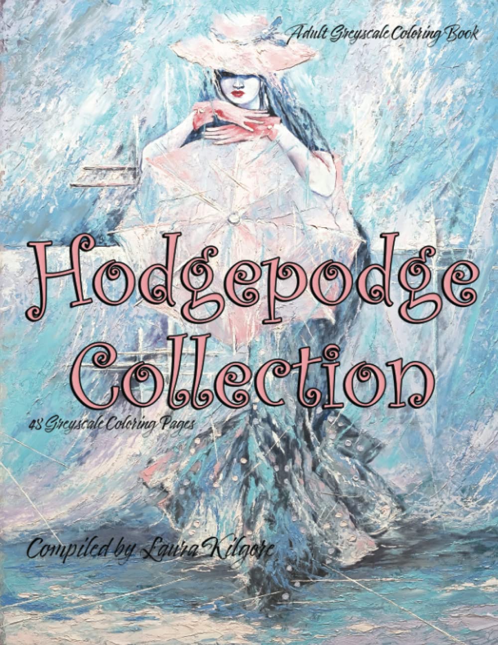 Hodgepodge Collection: Adult Greyscale Coloring Book with the theme being hodgepodge a mixture of images. If you like your books not being the same theme, then this is a must have on your list.