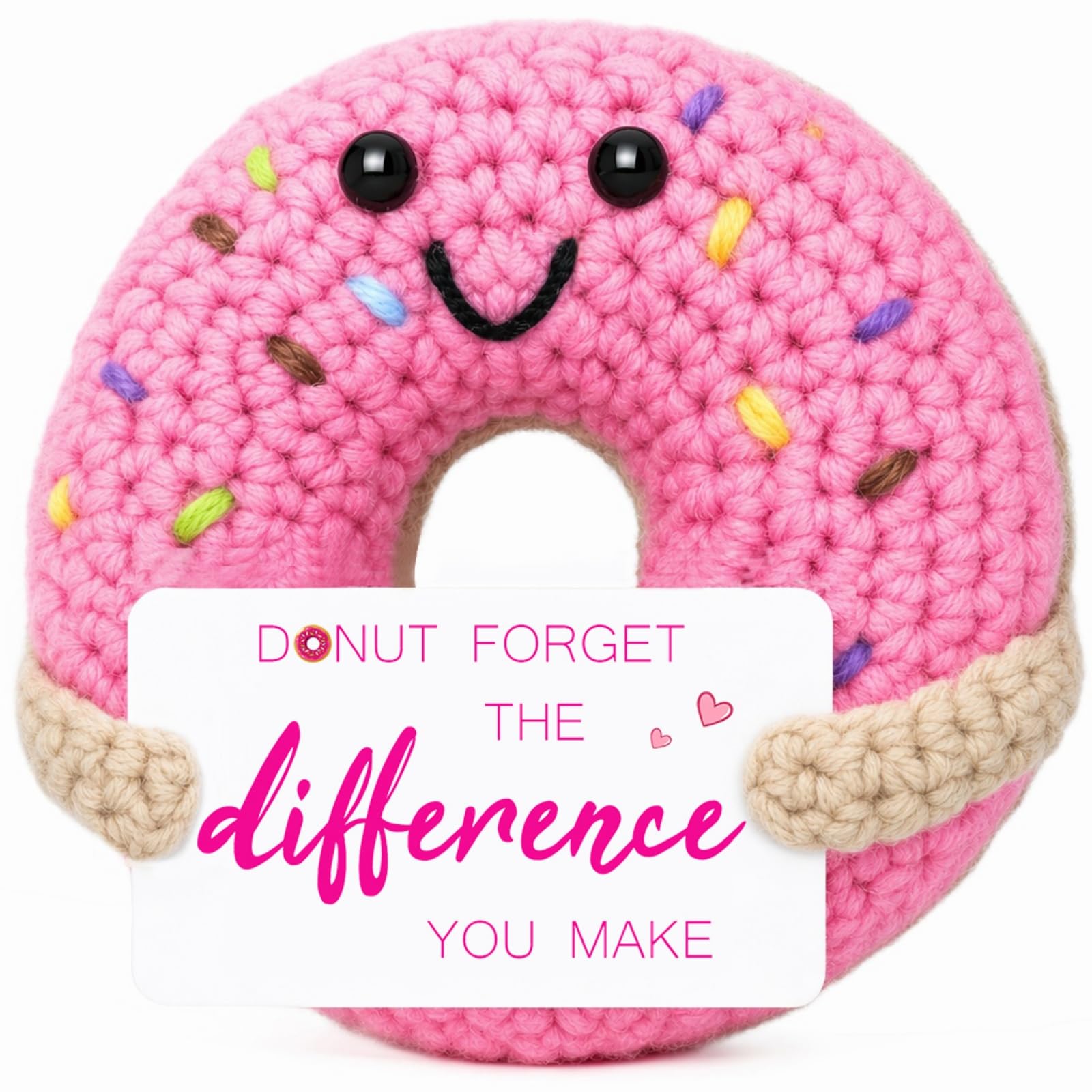 Thank You Gift, Handmade Crochet Donut, Thank You Teacher Gifts for Women,