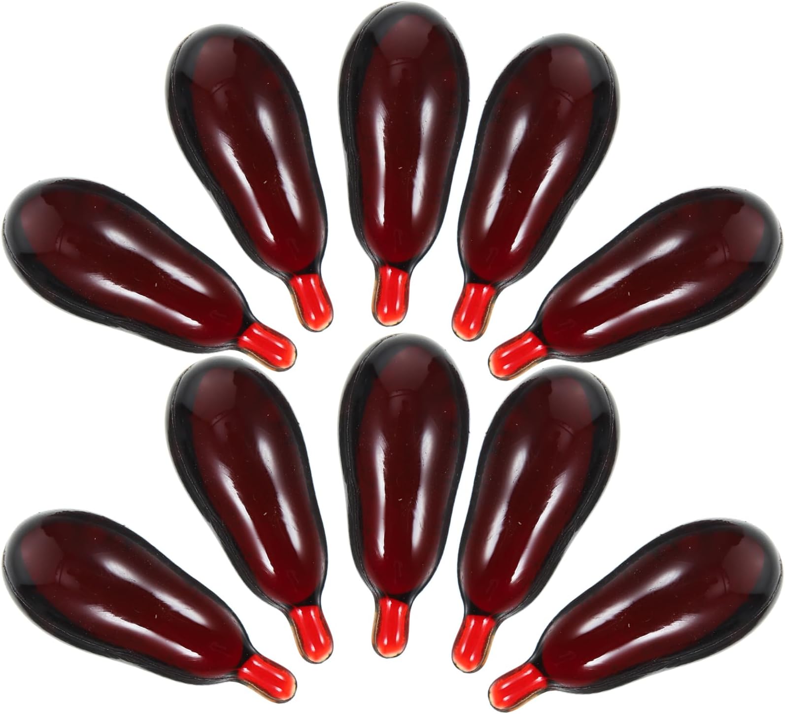 Happyyami 30pcs Fake Blood Pill Vampire Capsules Horror Funny Trick Toys for Halloween Fancy Dress Joke Party Trick Favors