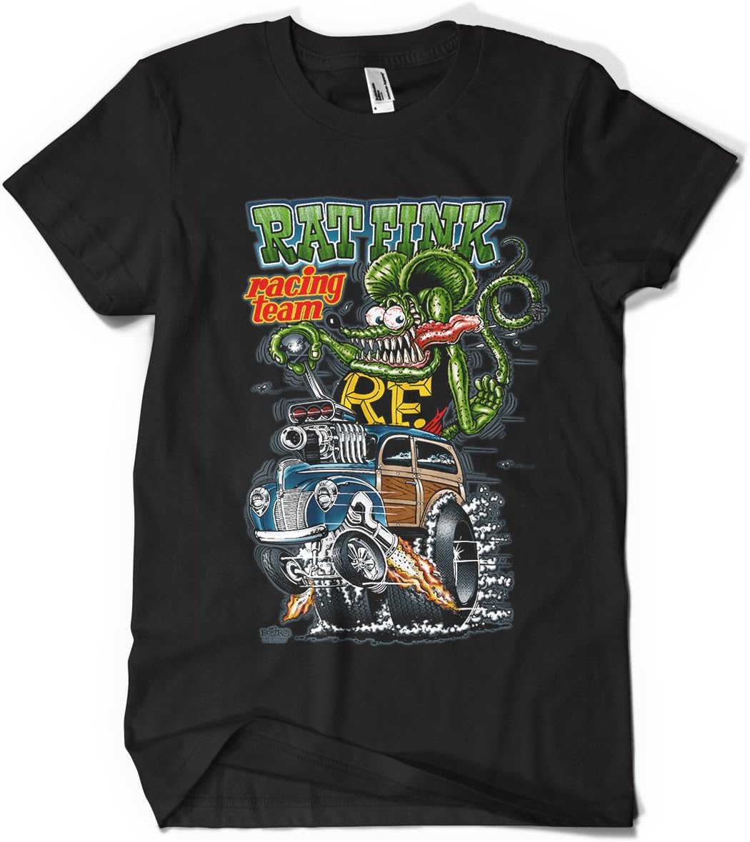 Rat Fink Racing,Black,XX-Large