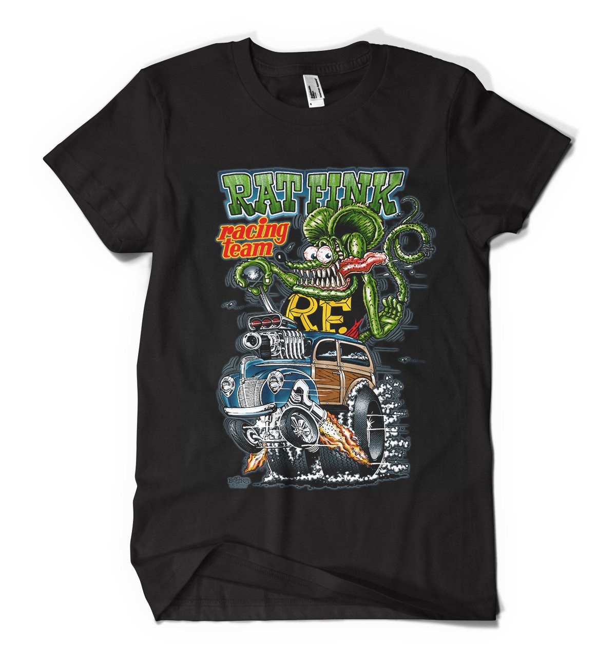 Rat Fink Racing,Black,XX-Large
