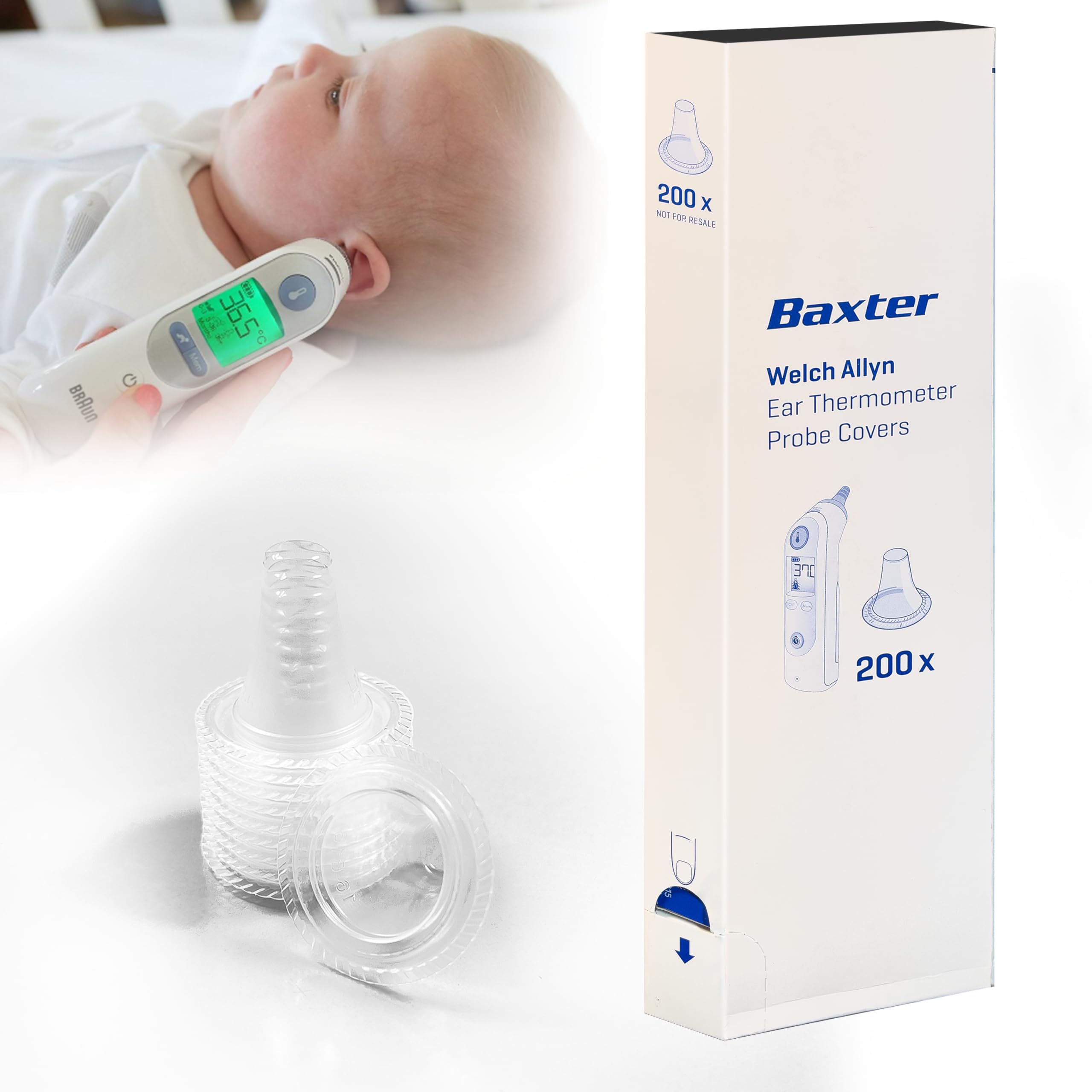OTICA For Braun Thermoscan Ear Thermometer Lens Filter Original (60) 2