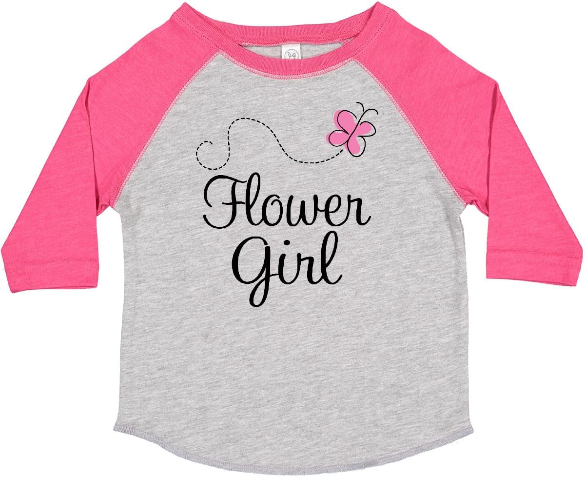inktastic Flower Girl Wedding Butterfly Toddler T-Shirt