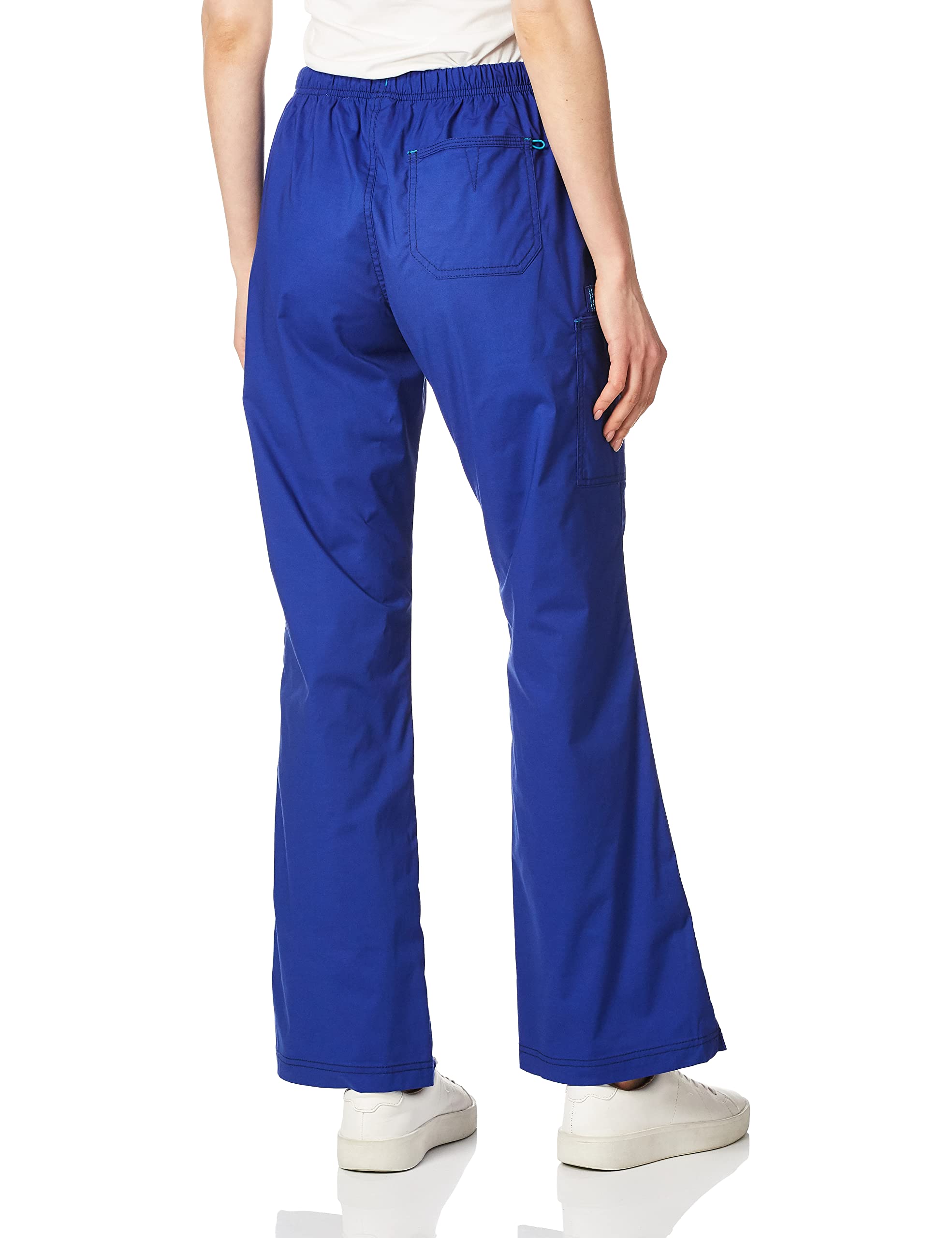 WonderWink womens Wonderflex Grace Women's medical scrubs pants, Galaxy Blue, XX-Small Petite US