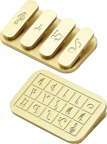 Deslizador magnético de metal, juguetes para adultos para aliviar la presión, juguetes para adultos con texto en inglés "Vivid Note Talling",