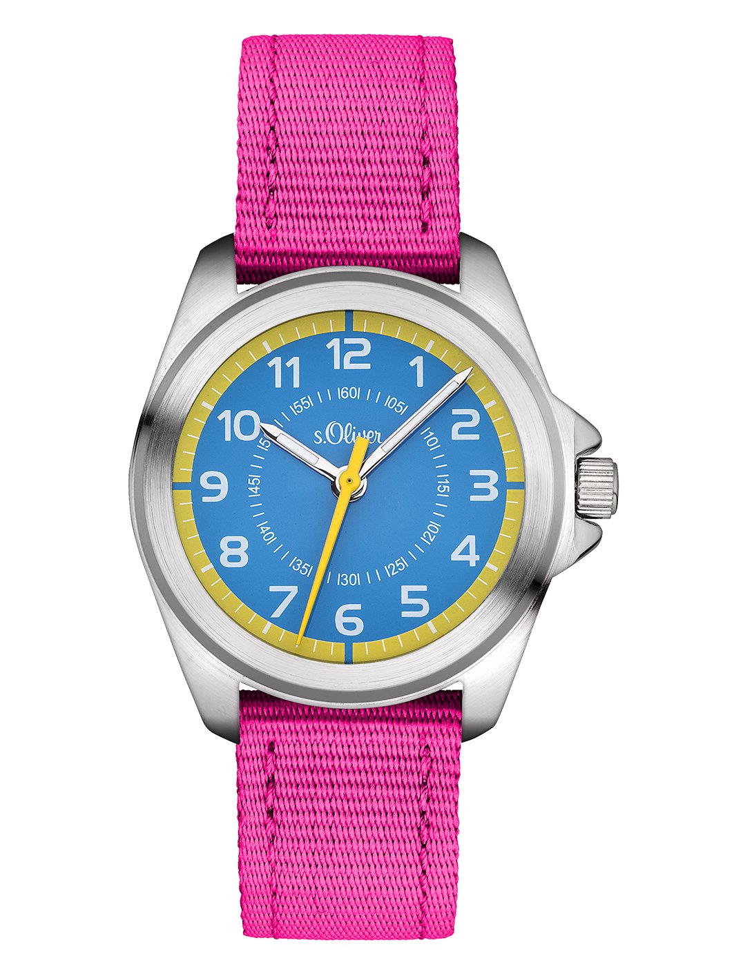 s.Oliver Unisex-Armbanduhr Analog Quarz Textil
