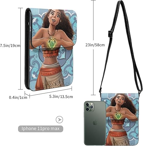 Miniatura 3 de YIVIOYIL Mo-ana - Bolsos cruzados para mujer, bolso para teléfono, bolso cruzado para mujer, bolso cruzado, correa de hombro ajustable, Negro -