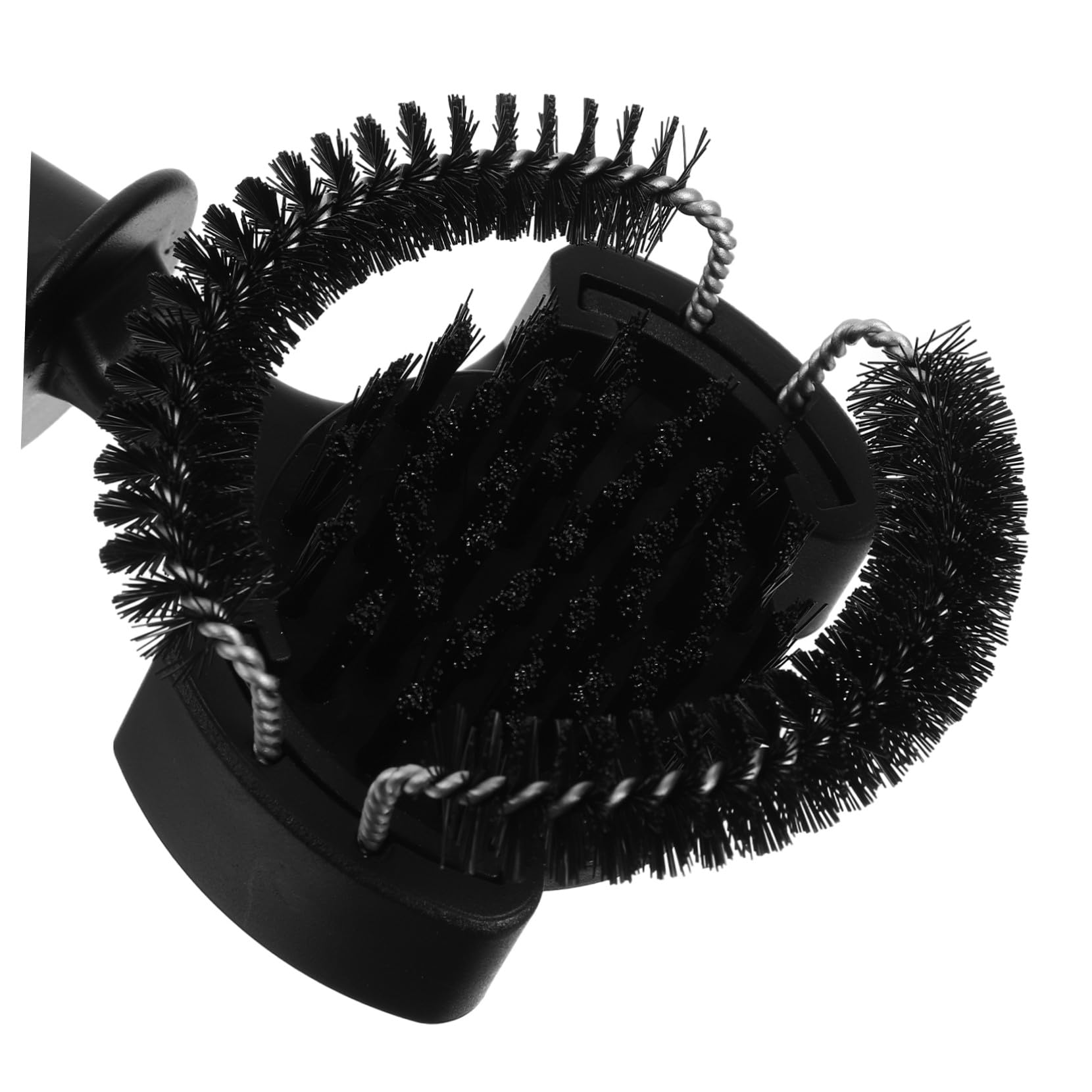 Cepillo de Limpieza para Cafeteras con Mango Largo, Negro, Plástico