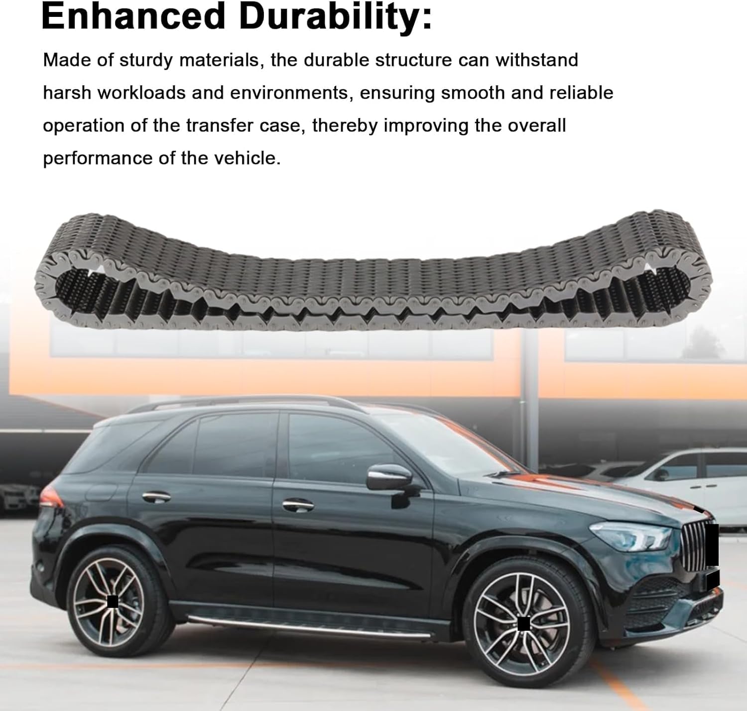 2512801800 Car Transfer Case Chain 4 Piece Set, Suitable 2005-2019 for Mercedes Benz GLE GLS GL M R Series,Replace 1642820182 1642820082 0169973646
