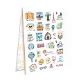 DOODLE Sticker Book for Journal with 370+ Travel Stickers | Perfect for Journaling, Scrapbook Projects, Décor & Page Dec