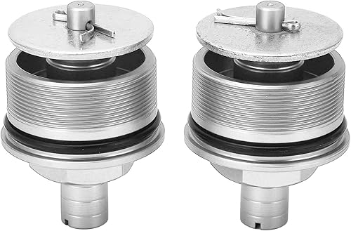 OUKENS 2 tornillos de horquilla ajustables de 1.614 pulgadas, tapa de horquilla de precarga, cubierta de horquilla de precarga, cubierta de tornillo