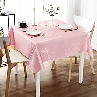 Vista 98 de Smiry Square Table Cloth, Waterproof Heavy Duty Vinyl Tablecloths, Wipeable Washable Table Cover for Kitchen and Dining Room (Baby Blue, 54" X 54")