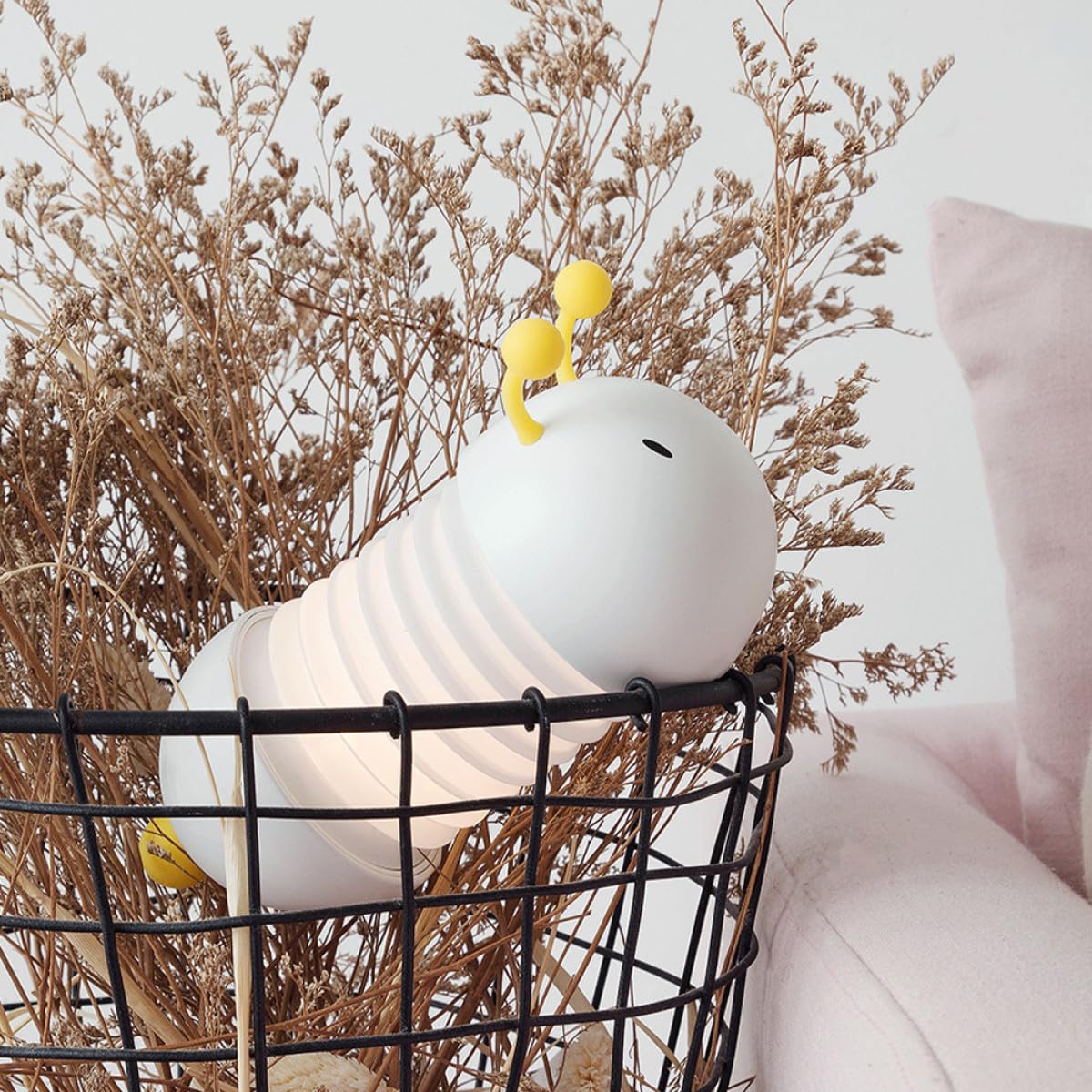 Amosfun Luz Nocturna de Animales para Dormitorio Infantil, Lámpara Pequeña LED Puerto USB para Escritorio y Habitación de