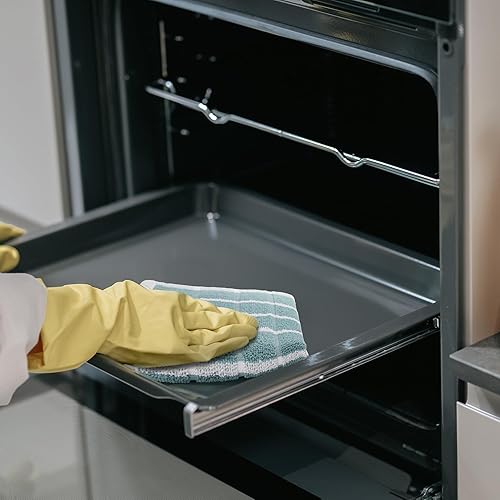 Miniatura 3 de Urban Villa Juego de 6 paños de cocina de rizo para cocina, color índigo, aguamarinablanco, juego de 6 paños de secado rápido, algodón altamente