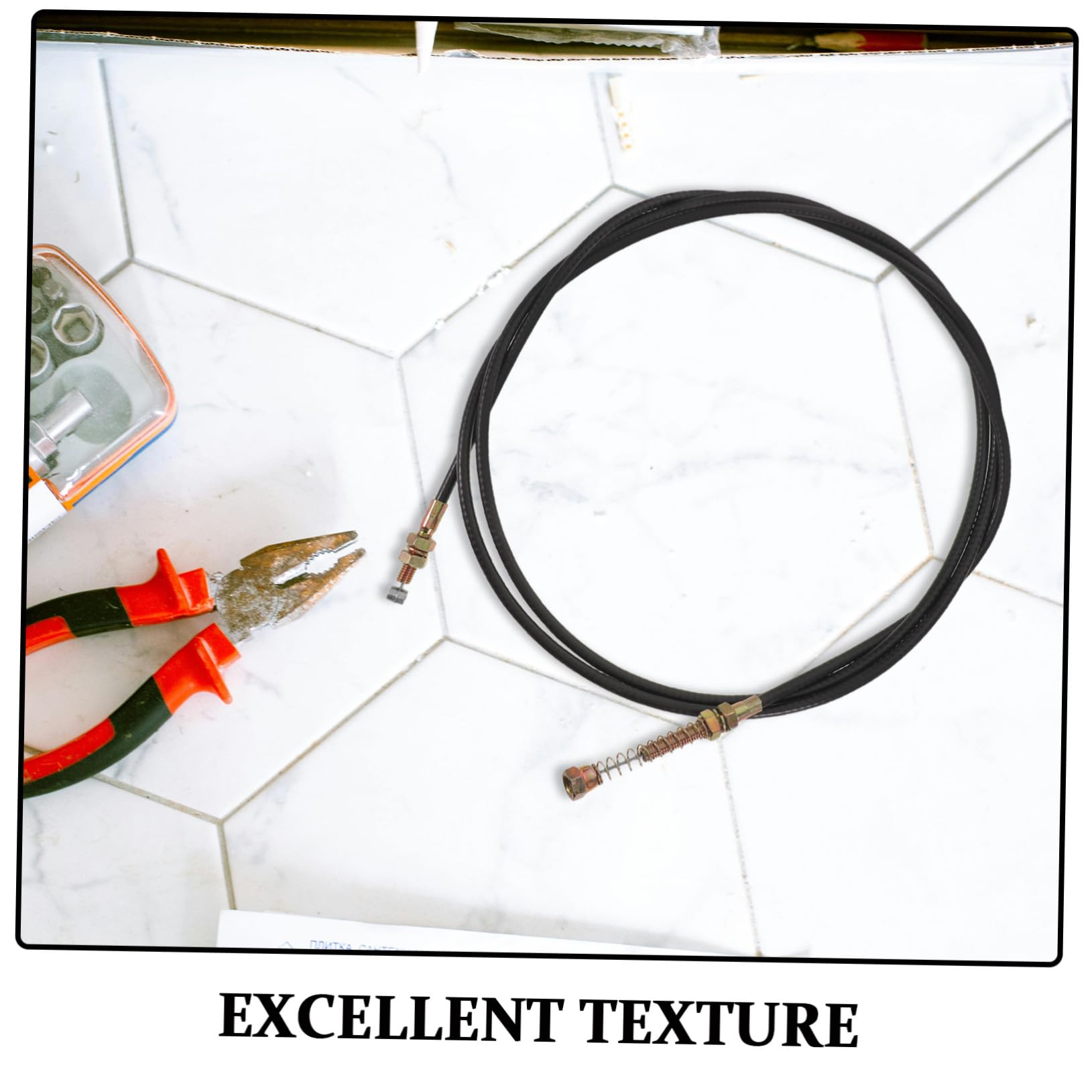 BESTonZON 3pezzi Cavo del Cambio da Cavo del Deragliatore per Bicicletta Elettrica del Cambio Marcia Alta Bassa per Accessori per Biciclette e Tricicli