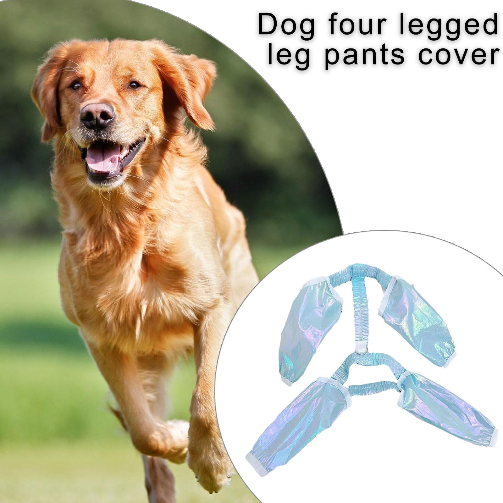 Montesy Reflective Dog Leg Protectors Sleeve Water Resistant Dog Boot Paws Protectors Dog Elbow Protectors for Running Walking