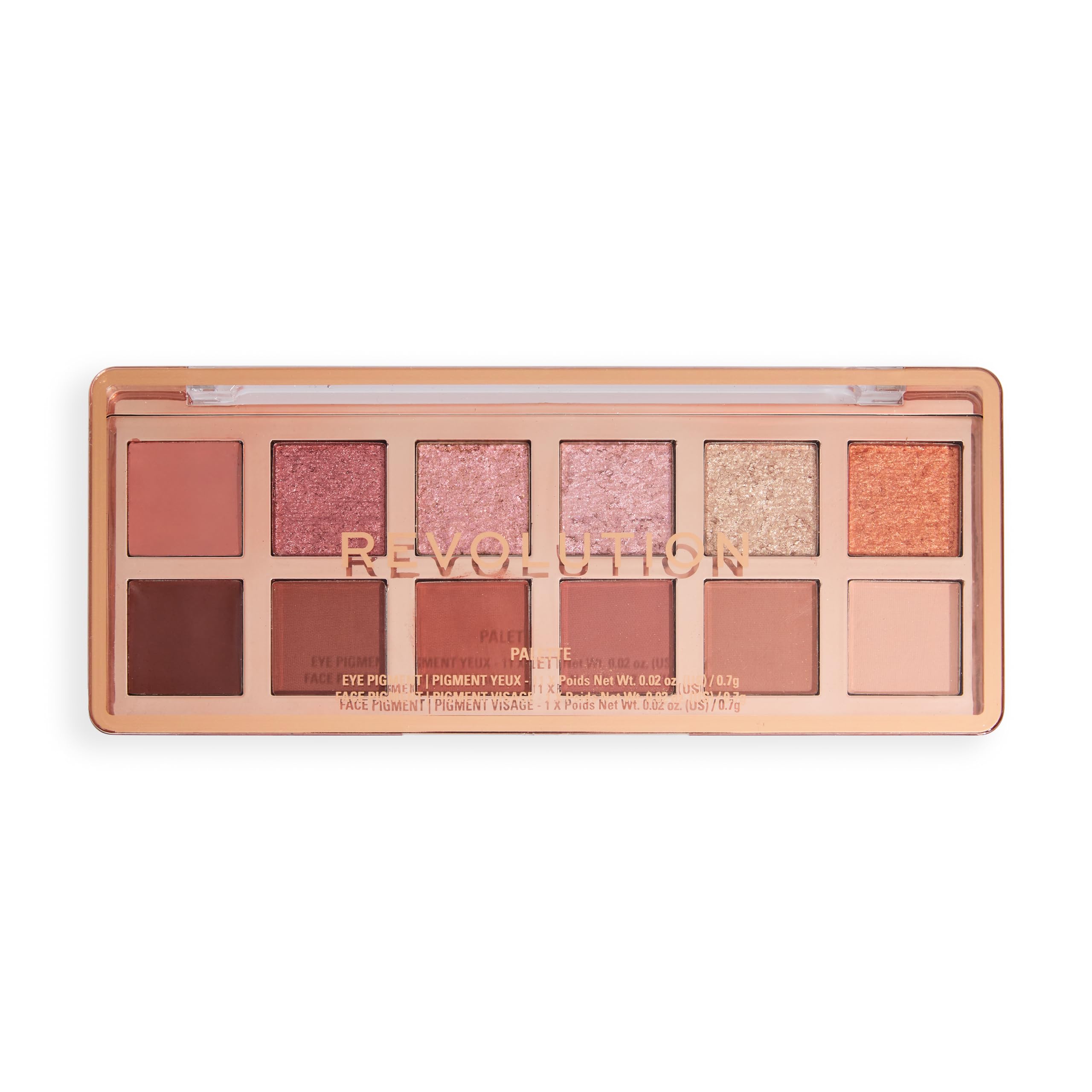Makeup Revolution Bronzene Lidschattenpalette Die Wahre Ikone