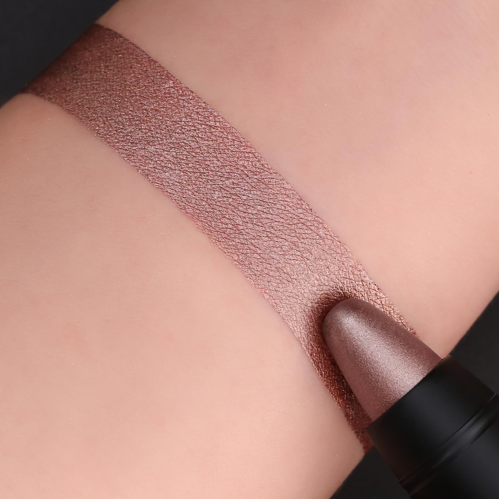 FOCALLURE Ultra Chic Metallic Lipstick,Rich Vitamin E Lip Crayon,Lightweight Shinning Color without Drying or Fading,Long Lasting Lips Makeup,#27 Champagne