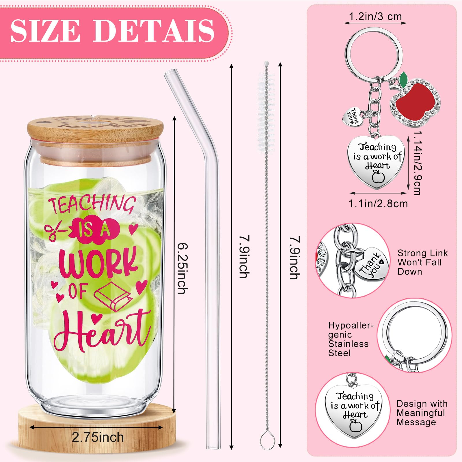 12 Piece Teacher Gift Bundle Hushee 12 Pcs Teacher Appreciation Gifts ...