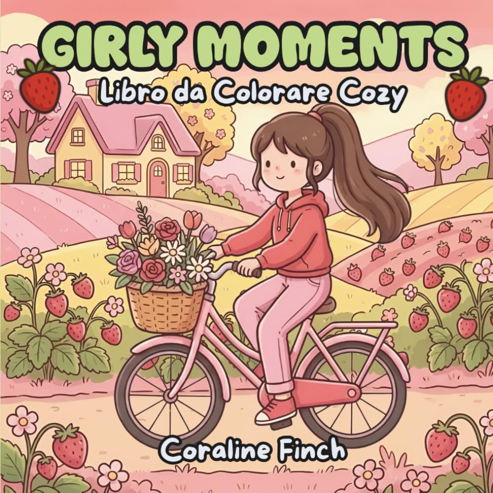 Girly Moments: Libro da Colorare Rilassante in Stile Cozy Girl