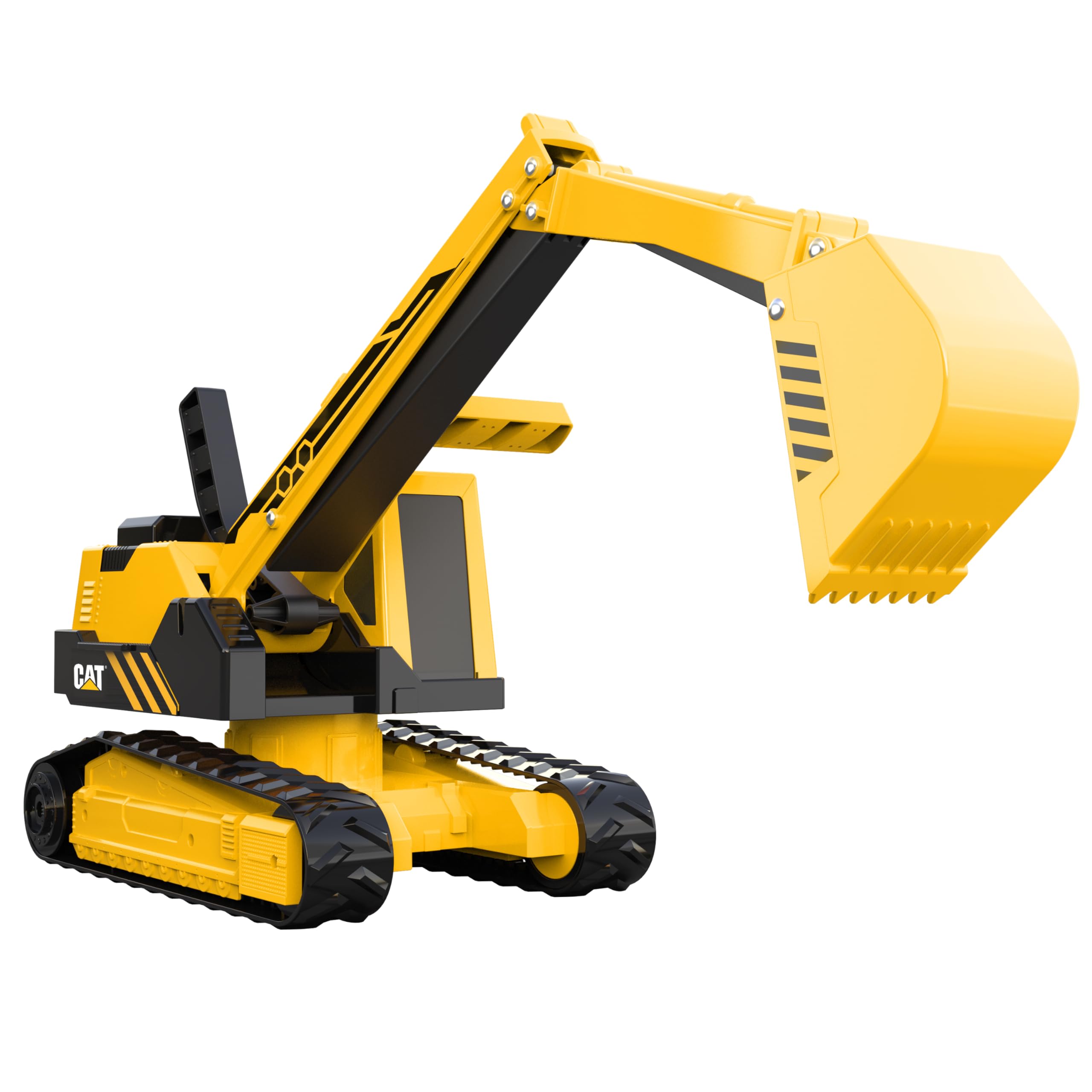 CAT Construction Toys, CAT Steel Construction Excavator - Heavy-Duty & Durable - Ergonomic Handles 3+ Years - Dig & Haul Dirt All Day Long!