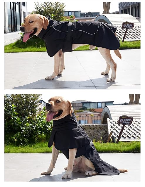 Foto 2 de 7 de DHGTEP Abrigos Impermeables para Perros Chaqueta de Invierno Chaleco Reflectante A Prueba de Viento Ropa…