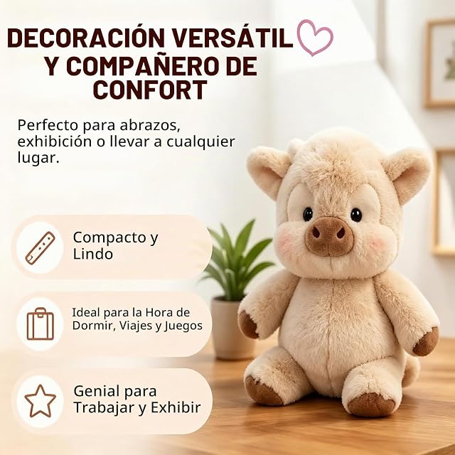Foto 6 de 8 de ZUMME Peluche Vaca Que Corre. Peluche Suave 45cm Patas Móviles, Juguete Interactivo Antiestrés