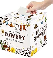 Vista 13 de Fowecelt Caja de tarjetas de regalo de boda, buzón de cartón, caja de dinero para recepción de boda, aniversario, cumpleaños, graduación, centro