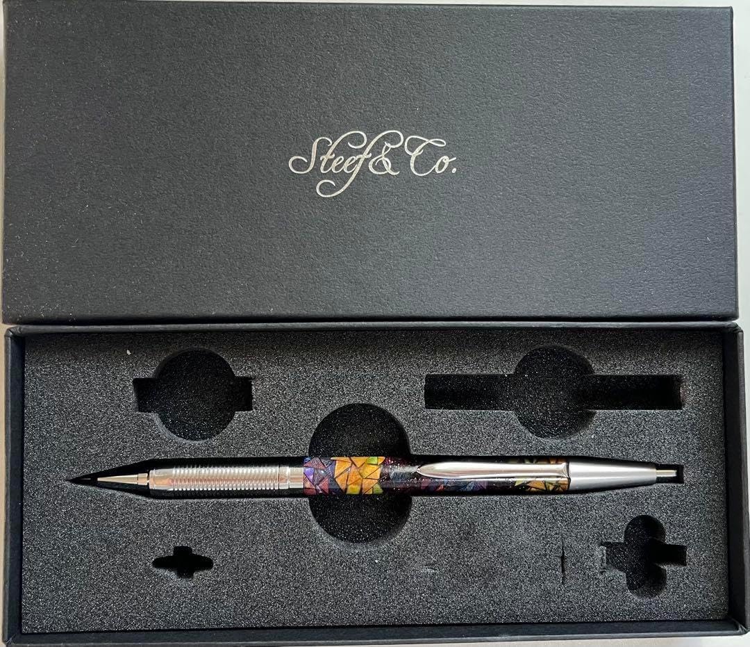 Steef ＆co 　pg5カスタム　ステンドグラスウッド 木軸｜ステンドグラスウッド STペンシル（Steef&Co.｜木軸