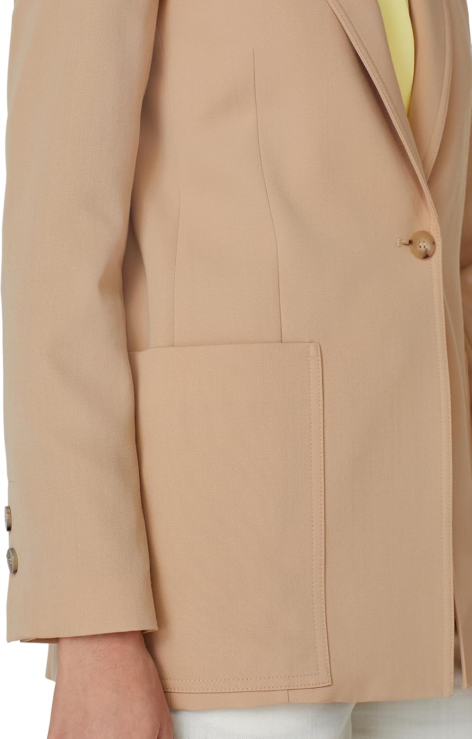 Rent the Runway Pre-Loved Beige Oversized Blazer - Image 4