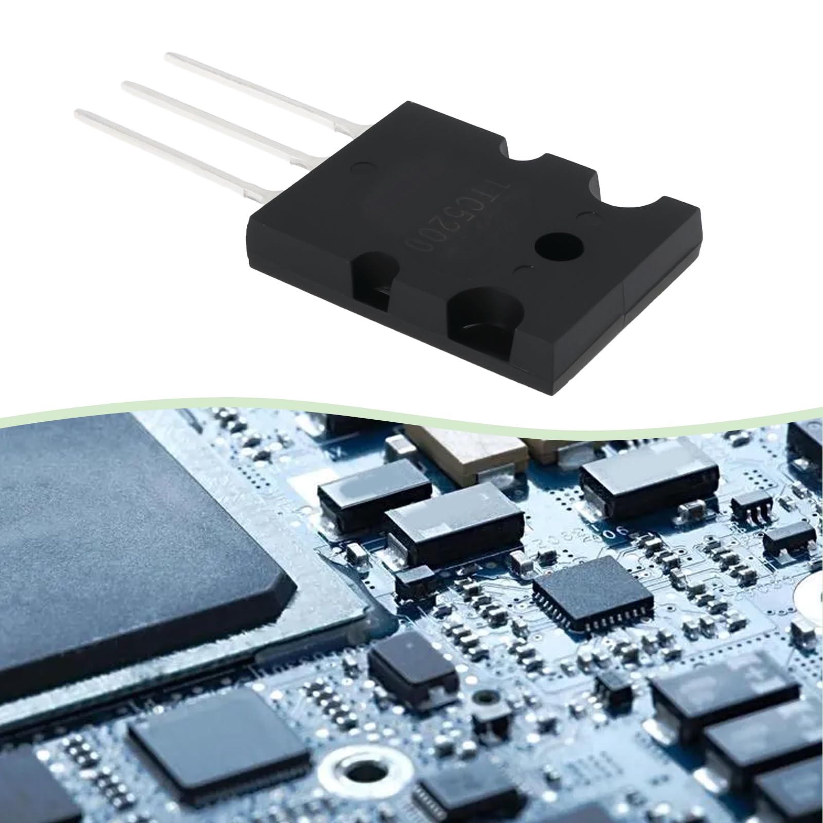 OTOTEC 6X Transistores de Potencia TTC5200 + TTA1943 (par Complementario) Compatible con Transistores de Potencia de Silicio Toshiba TO3P NPN PNP para Audio Control Industrial Y Automotriz