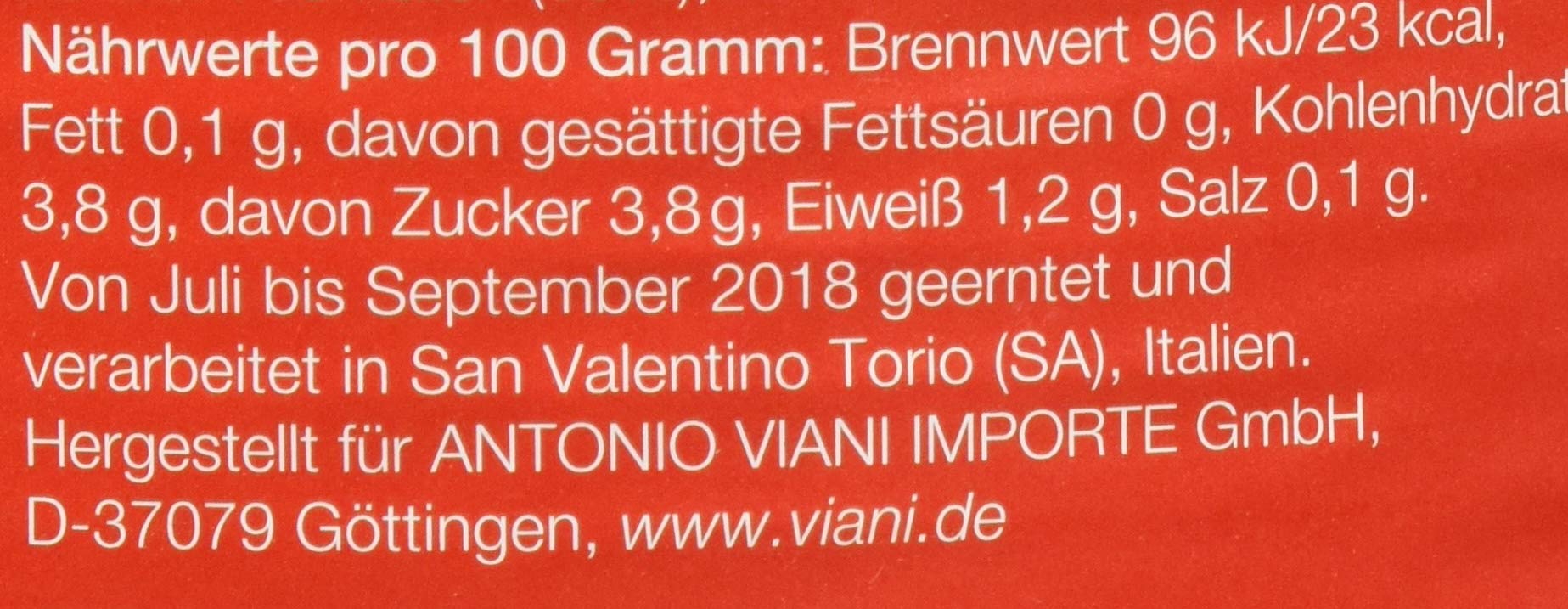 Il pomodoro più buono San Marzano, Ganze, geschälte Tomaten, (6 x 2.5 kg), 15000 g