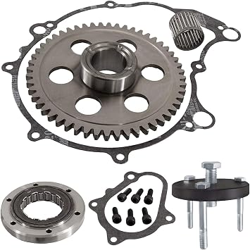 OCTOPUS Starter Clutch Gear One Way Bearing and Gasket Kit set for Yamaha Raptor 660 2001 2002 2003