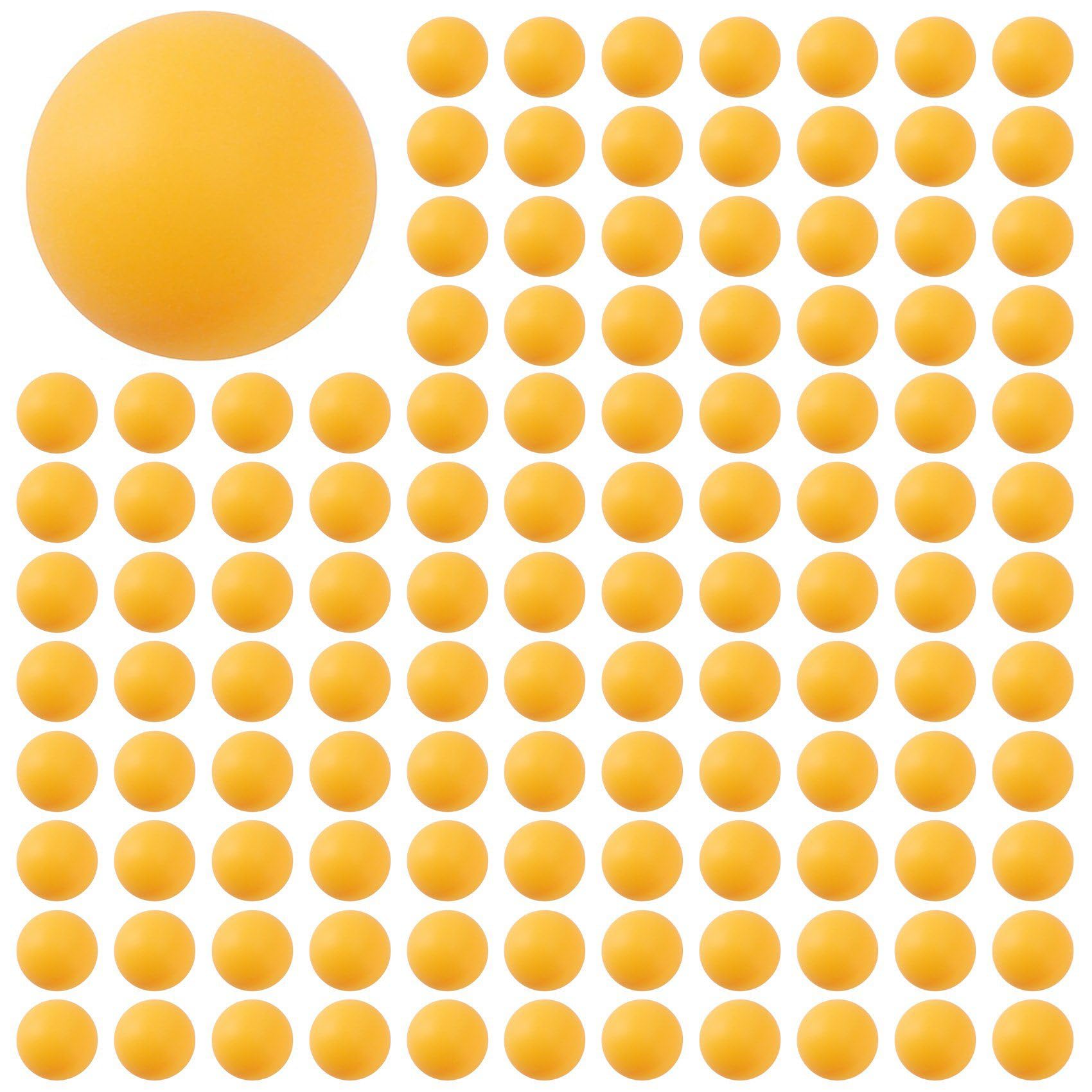 Paquete de 500 Pelotas de -Pong de Primera Calidad Pelota de Mesa de Entrenamiento Avanzado Bolas Sin Costura Duraderas y Livianas Naranja
