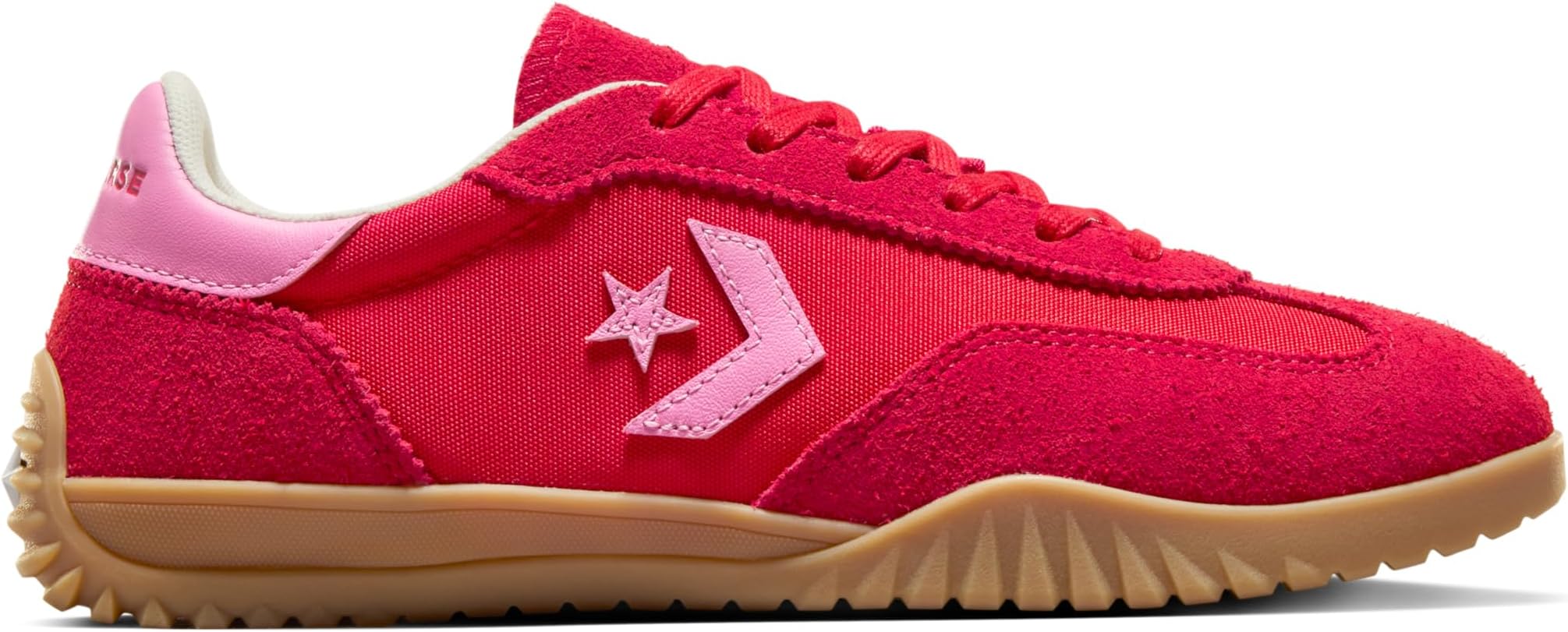 Converse Run Star Trainer Sneakers, Red/Pink/Egret, 10.5 US Women/9 US Men